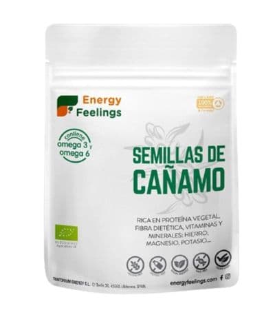 Semillas de Cañamo SinGluten Eco Vegan 500g Energy Feelings