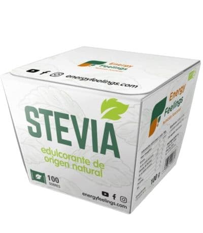 Stevia SinGluten Vegan 100 Sobres Energy Feelings