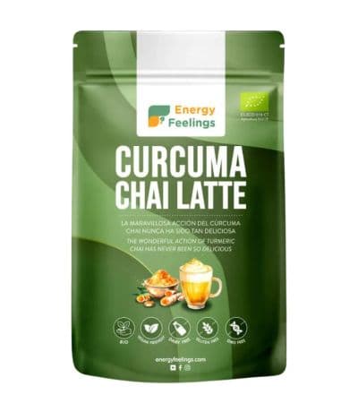 Curcuma Latte Chai SinGluten Eco Vegan 500g Energy Feelings