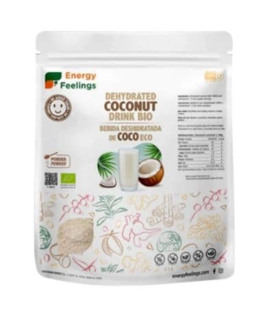 Leche Coco Deshidratada Polvo XXL Pack Eco 1kg Energy Feelings