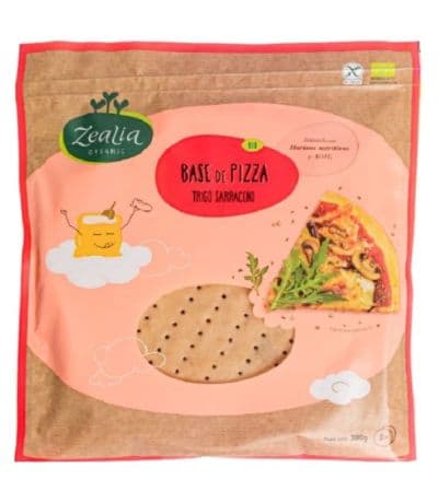 Base de Pizza Sarraceno SinGluten Eco Vegan 380g Zealia