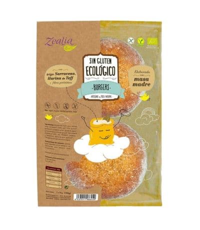 Pan de Hamburguesa SinGluten Eco Vegan 180g Zealia