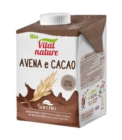 Bebida Avena Cacao Eco Vegan 6x500ml Sarchio