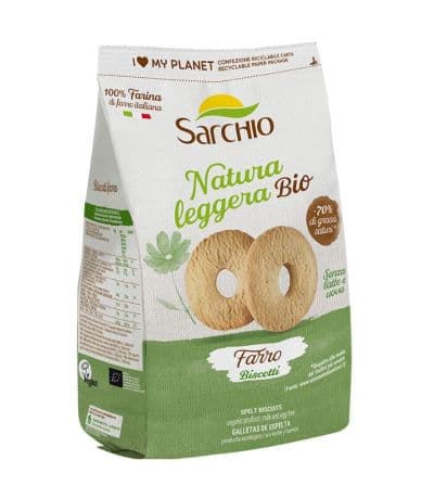 Galletas Espelta Eco Vegan 250g Sarchio
