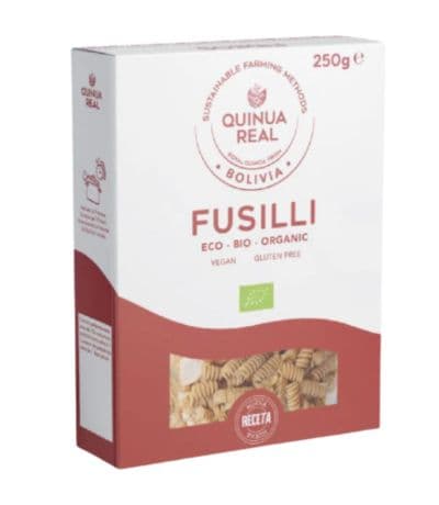 Espirales Fusilli de Arroz y Quinoa SinGluten Bio Vegan 250g Quinua Real