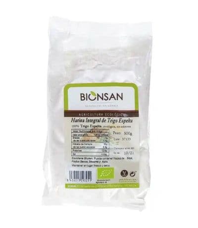 Harina Espelta Integral Eco Vegan 500g Bionsan