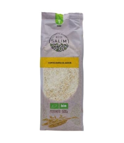 Copos Integrales de Avena Blandos Precocidos Bio Vegan 500g EcoSalim