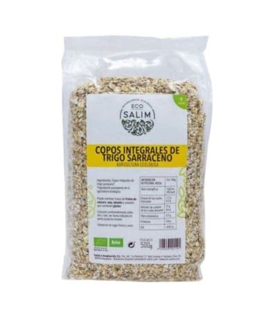 Copos Integrales Trigo Sarraceno Bio Vegan 500g EcoSalim