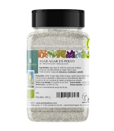 Algas Agar Agar en Polvo Vegan 200g Porto Muiños