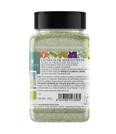 Lechuga de Mar en Polvo Eco Vegan 100g Porto Muiños