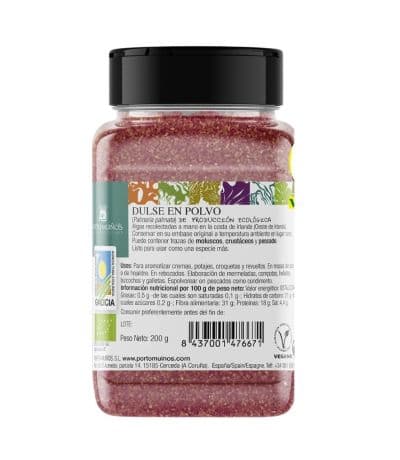 Alga Dulse Deshidratada Polvo 200g Porto Muiños