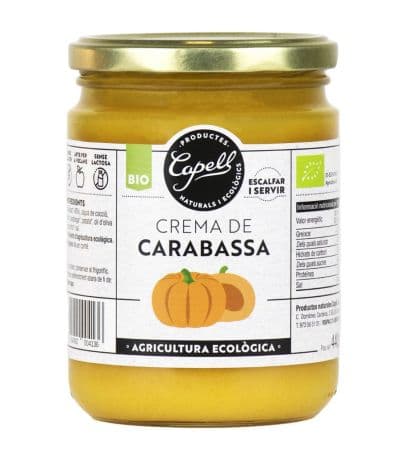 Crema de Calabaza SinGluten Eco 440g Capell