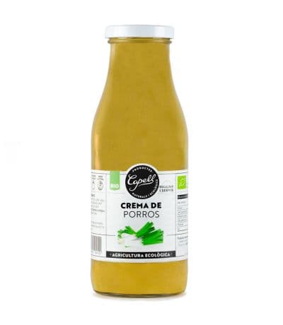 Crema de Puerros Botella SinGluten Eco Vegan 485g Capell