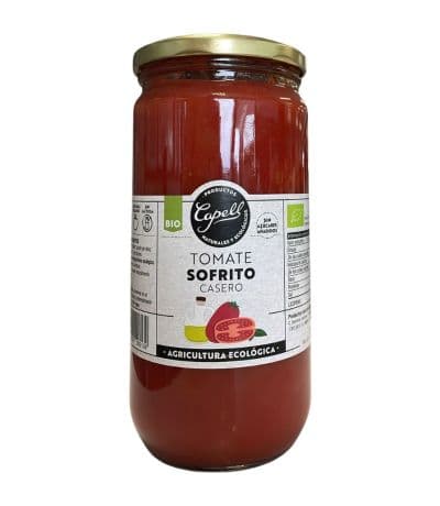 Tomate Frito Casero SinGluten Bio Vegan 700g Capell