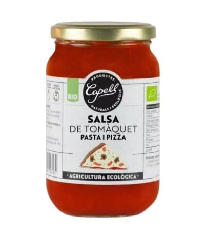 Salsa de Tomate para Pasta y Pizza Eco Vegan 350g Capell