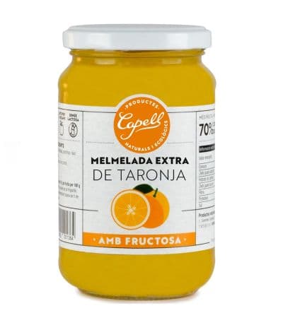 Mermelada de Naranja con Fructosa SinGluten Vegan 400g Capell