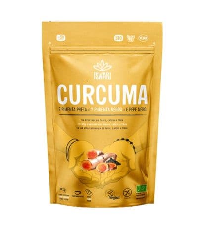 Curcuma y Pimienta Negra SinGluten Bio Vegan 150g Iswari