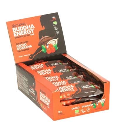 Barritas Buddha Energy Cacao Guarana 15uds Iswari