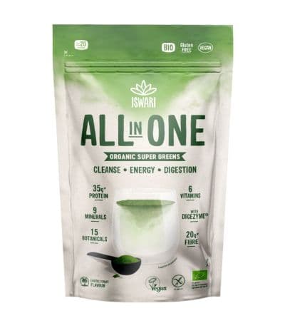 All in One Super Greens Eco 200g Iswari