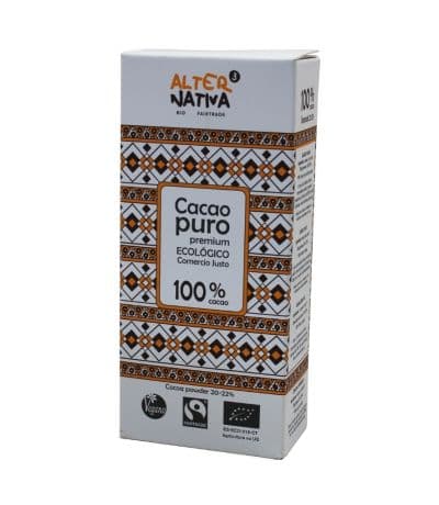 Cacao Puro Desgrasado SinGluten Bio Vegan 150g Alternativa3