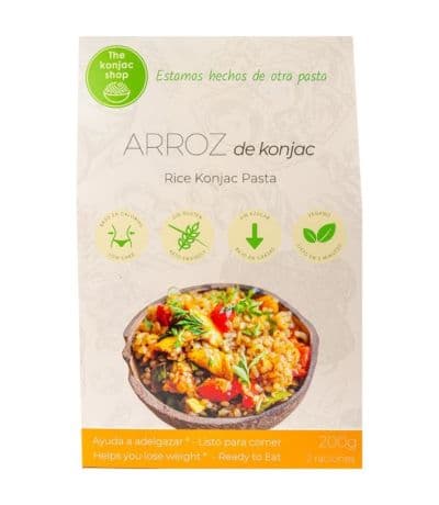 Arroz de Konjac SinGluten Vegan 200g The Konjac Shop
