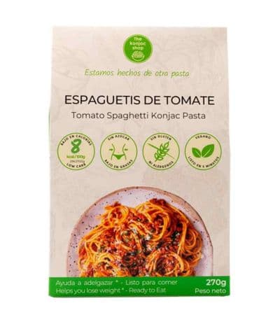 Espaguetti Tomate Bajo en Calorias SinGluten Vegan 270g The Konjac Shop