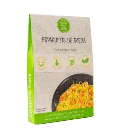 Espagueti Avena Bajo en Calorias SinGluten Vegan 200g The Konjac Shop