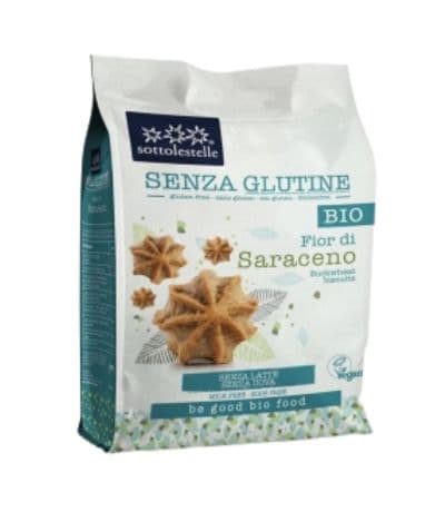 Galletas Flor de Trigo Sarraceno Vegan Bio 250g Sottolestelle
