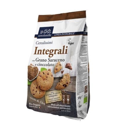 Galletas Integrales Trigo Sarraceno Choco Eco 300g Sottolestelle