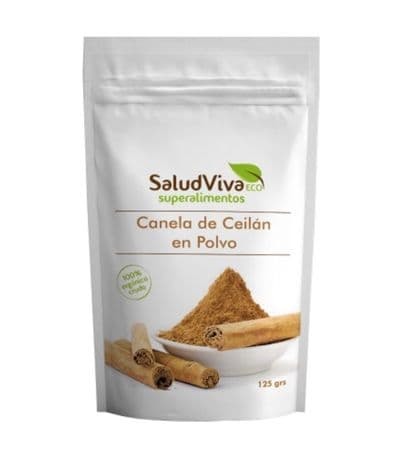 Canela Ceylan en Polvo SinGluten Eco Vegan 125g Salud Viva