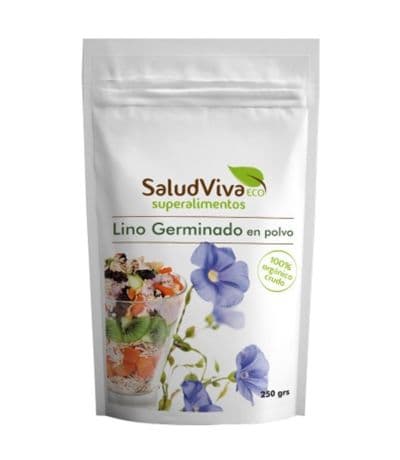 Lino Germinado en Polvo SinGluten Eco Vegan 250g Salud Viva