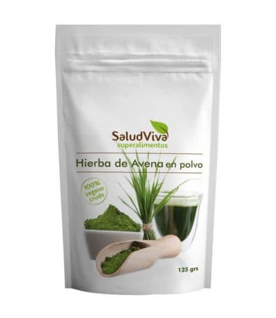 Hierba de Avena en Polvo SinGluten Bio Vegan 125g Salud Viva