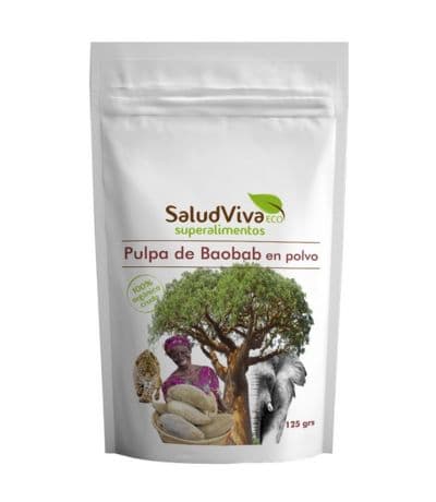Pulpa de Baobab en Polvo SinGluten Eco Vegan 125g Salud Viva