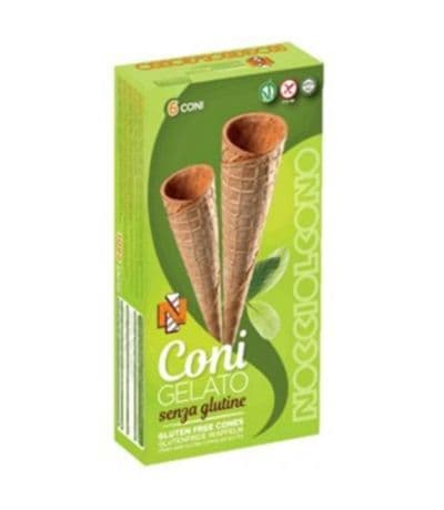 Caja Conos de Helado SinGluten Vegan 6uds Nocciolcono