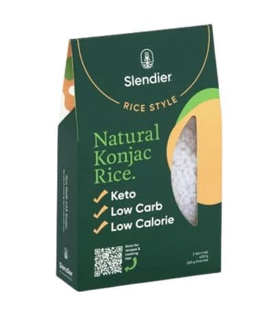 Arroz de Konjac SinGluten Bio Vegan 400g Slendier