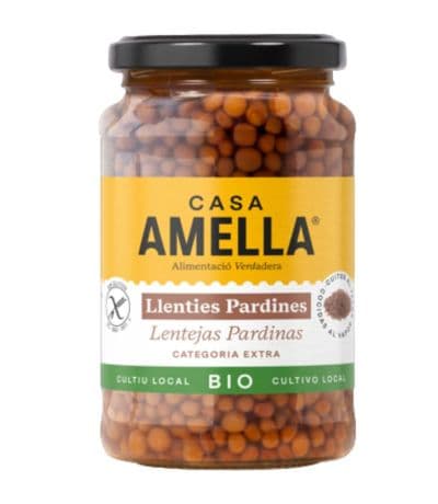 Lenteja Pardina Cocida Bio 330g Casa Amella
