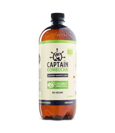 Te Kombucha Coco SinGluten Bio Vegan 1L Captain Kombucha