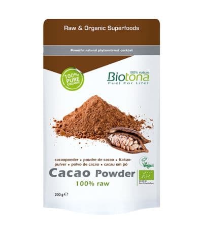 Cacao Raw Polvo Eco 200g Biotona