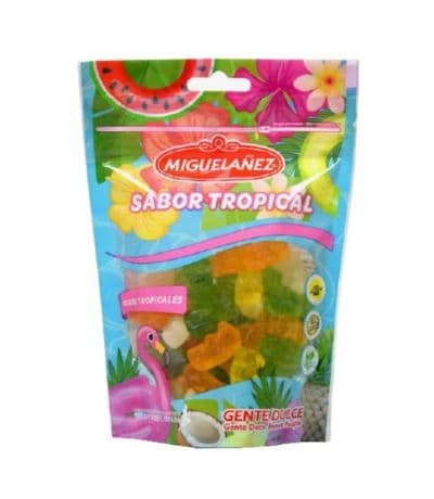 Golosinas Ositos Tropicales SinGluten Vegan 165g Miguelañez
