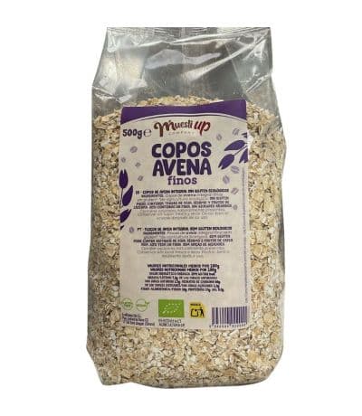 Copos de Avena Finos SinGluten Bio Vegan 500g Muesli Up