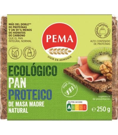 Pan Proteico Masa Madre Eco 250g Pema