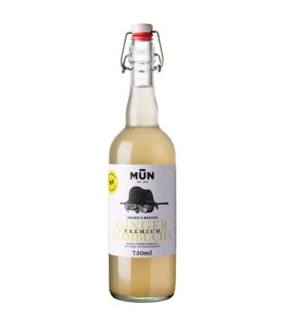 Te Kombucha Ginger Manzana y Jengibre Bio 750ml Mun Kombucha