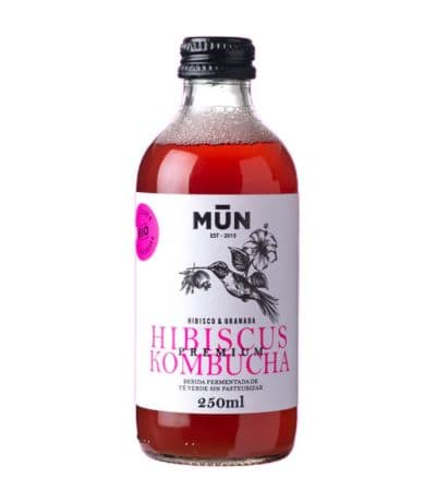 Te Kombucha Hibiscus Bio 250ml Mun Kombucha