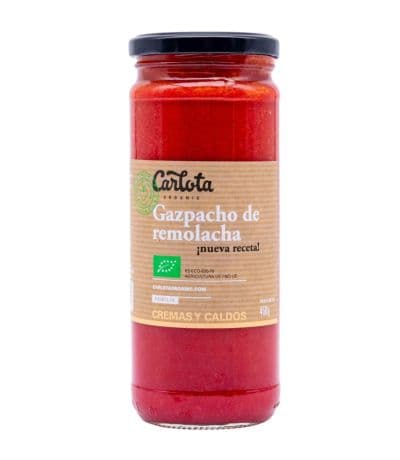 Gazpacho de Remolacha Eco 450g Carlota Organic