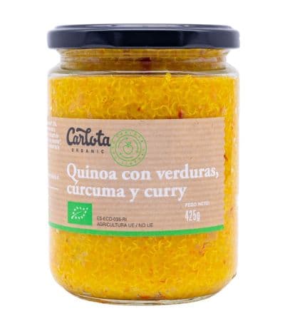 Quinoa con Verduras Curcuma y Curry Eco 425g Carlota Organic