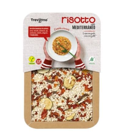 Risotto Mediterraneo deshidratado SinGluten Vegan 280g Trevijano