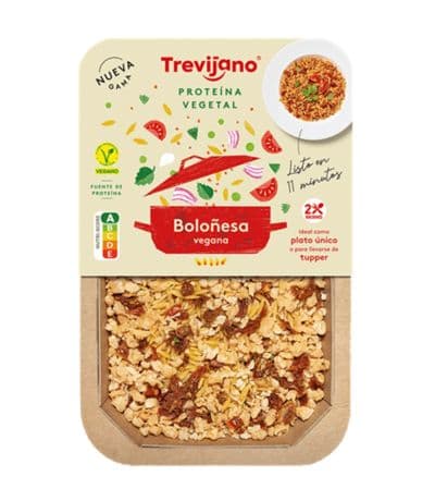 Pasta Boloñesa Vegan 200g Trevijano