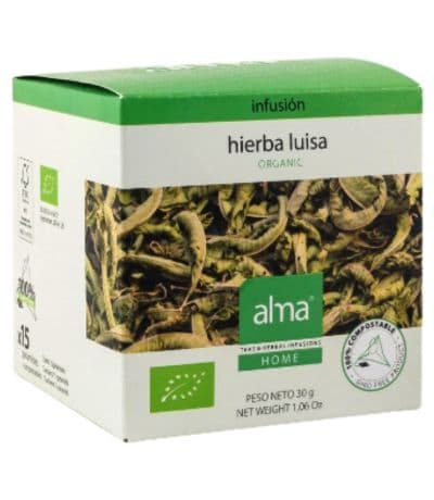 Infusion Hierba Luisa SinGluten Eco Vegan 15 Piramides Alma