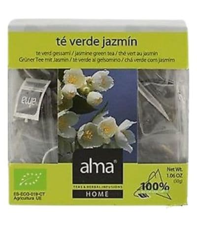 Te Verde Jazmin SinGluten Vegan 15 Piramides Alma