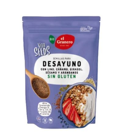 Vitaseeds Lino Molido Cañamo Girasol Sesamo SinGluten Bio 300g El Granero Integral